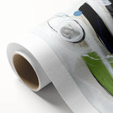 Minimalist Abstract Wall Art – Green, Black, and Blue Geometry