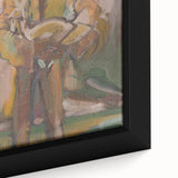 Man Carrying a Deer - Vibrant Expressionist Artwork by Weisz-Kubínčan