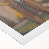 Man Carrying a Deer - Vibrant Expressionist Artwork by Weisz-Kubínčan