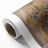 Man Carrying a Deer - Vibrant Expressionist Artwork by Weisz-Kubínčan