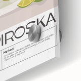 Large abstract wall art in mid-century modernist style, featuring vibrant orange and blue tones on acrylic glass.