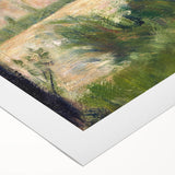 Grassy Riverbank by Seurat: Peaceful Impressionist Landscape Wall Art