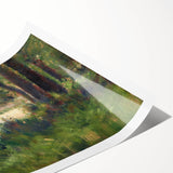 Grassy Riverbank by Seurat: Peaceful Impressionist Landscape Wall Art