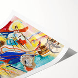 Abstract Expressionist Art - Modern Wall Art with Vibrant Colors