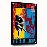 Guns N' Roses Use Your Illusion Retro Wall Art - Vintage Poster