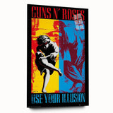 Guns N' Roses Use Your Illusion Retro Wall Art - Vintage Poster