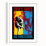 Guns N' Roses Use Your Illusion Retro Wall Art - Vintage Poster