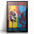 Guns N' Roses Use Your Illusion Retro Wall Art - Vintage Poster