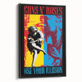 Guns N' Roses Use Your Illusion Retro Wall Art - Vintage Poster