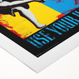 Guns N' Roses Use Your Illusion Retro Wall Art - Vintage Poster