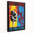 Guns N' Roses Use Your Illusion Retro Wall Art - Vintage Poster