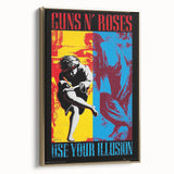 Guns N' Roses Use Your Illusion Retro Wall Art - Vintage Poster