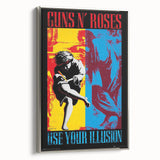 Guns N' Roses Use Your Illusion Retro Wall Art - Vintage Poster