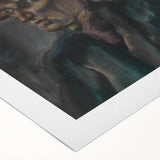 Realism Art Prints - Tramps by Konštantín Bauer Dark Expressive Portrait