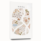 Kids Educational Wall Art - Illustrated Farm Life Learning Print