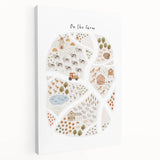 Kids Educational Wall Art - Illustrated Farm Life Learning Print