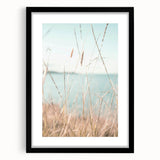 Extra large, textured abstract art print featuring vibrant, colorful swirls on black framed canvas.