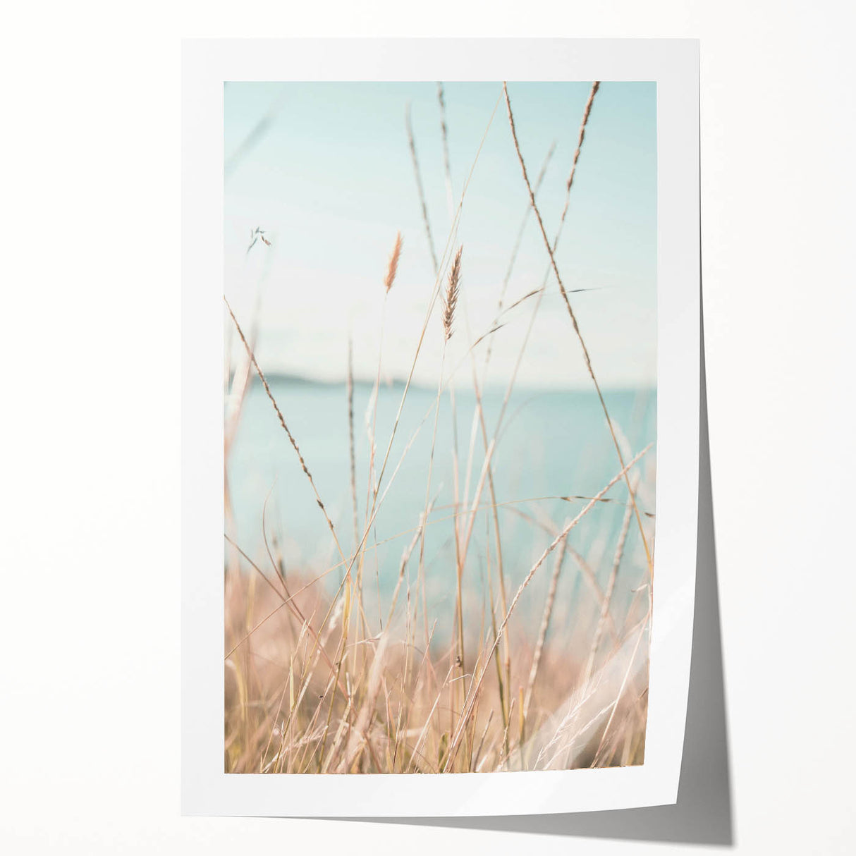 Extra large rolled canvas print depicting vibrant summer flowers, ideal for art wall dining room.