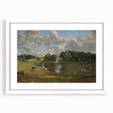 Romanticism Art - Wivenhoe Park, Essex - Classic Pastoral Landscape