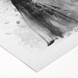 Abstract figurative art on rolled canvas showcasing vibrant colors and dynamic shapes, ideal for modern decor. Packaged securely in a durable cardboard tube for safe shipping.