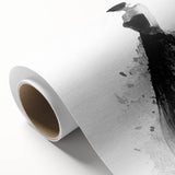 Abstract figurative art on rolled canvas showcasing vibrant colors and dynamic shapes, designed to add a contemporary touch to any decor, securely packaged in a protective tube.