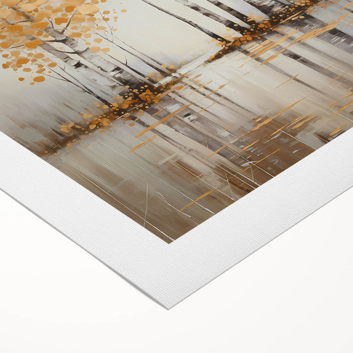 Abstract landscape wall art on rolled canvas, showcasing vibrant colors and dynamic brush strokes, perfect for modern home decor and artistic interiors.