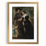 Baroque Portrait of Noble Family with Child - Classic Art Prints