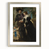 Baroque Portrait of Noble Family with Child - Classic Art Prints