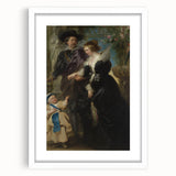 Baroque Portrait of Noble Family with Child - Classic Art Prints
