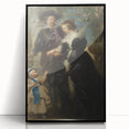 Baroque Portrait of Noble Family with Child - Classic Art Prints