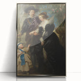 Baroque Portrait of Noble Family with Child - Classic Art Prints