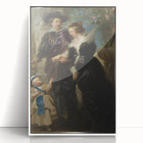 Baroque Portrait of Noble Family with Child - Classic Art Prints
