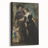 Baroque Portrait of Noble Family with Child - Classic Art Prints