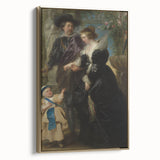Baroque Portrait of Noble Family with Child - Classic Art Prints