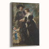 Baroque Portrait of Noble Family with Child - Classic Art Prints