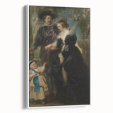 Baroque Portrait of Noble Family with Child - Classic Art Prints