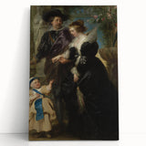 Baroque Portrait of Noble Family with Child - Classic Art Prints