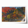 Man on the River Bank - Vibrant Expressionist Landscape Wall Art