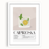 Abstract art print featuring vibrant red and orange tones on a white framed canvas, ideal for dining room decor.