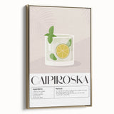 Framed canvas featuring a vintage poster art of a black and white landscape, ideal for bedroom wall art.