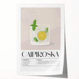 Extra large rolled print of a floral art design in muted pastel shades, ideal for dining room or bathroom wall decor.