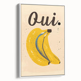 Vintage poster art featuring an assortment of colorful fruits on a large framed canvas, ideal for living room decor.