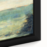 Landscape at Saint-Ouen by Seurat: Soft Impressionist Landscape Wall Art