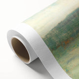 Landscape at Saint-Ouen by Seurat: Soft Impressionist Landscape Wall Art