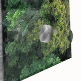 Close-up of a vibrant acrylic landscape bridge artwork, showcasing intricate details and rich colors, ideal for home decor or artistic inspiration.