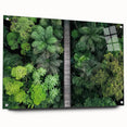 Landscape bridge design displayed in a side view, showcasing a sleek acrylic glass finish with metallic pins, ideal for modern decor and artistic installations.