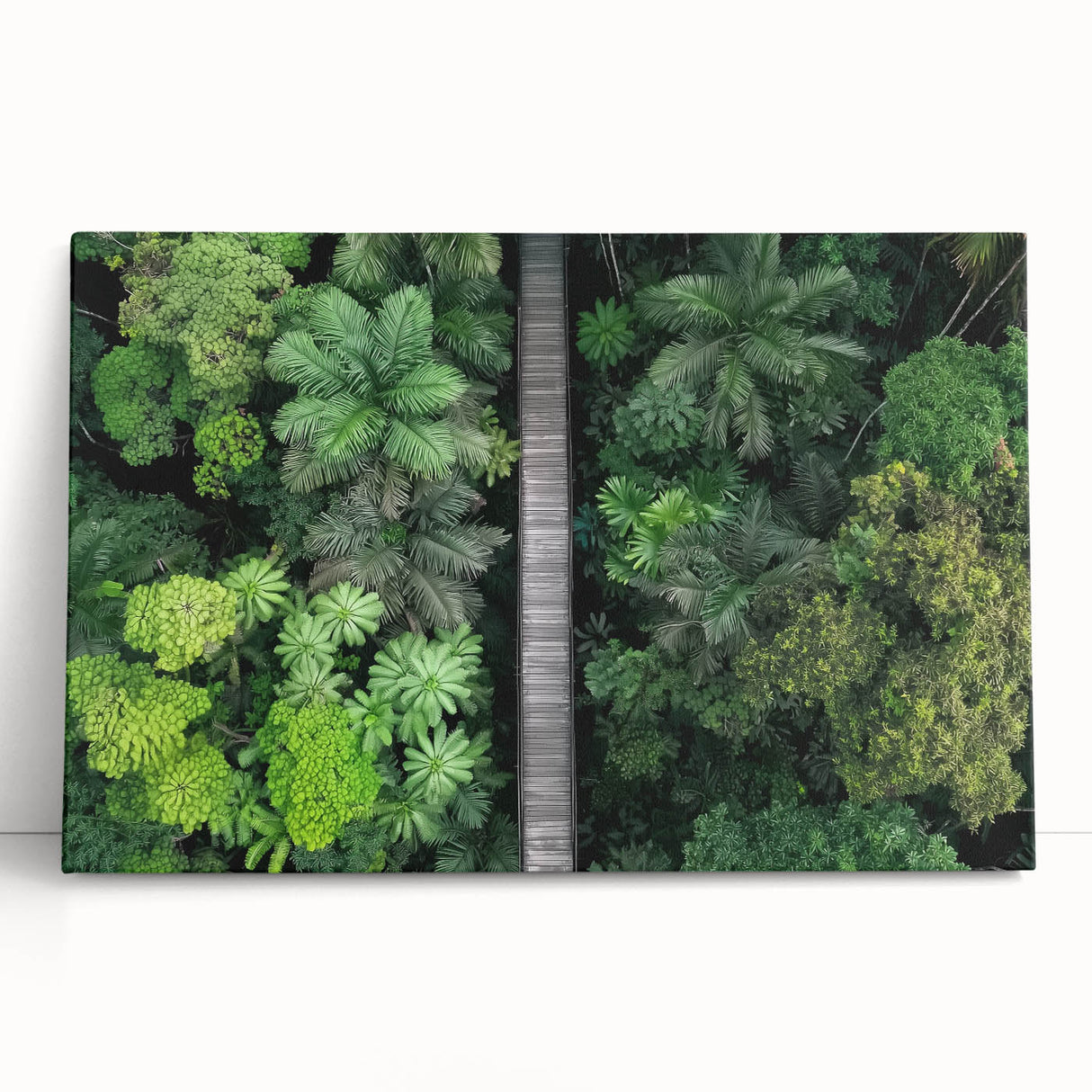 Stunning landscape canvas print showcasing a vibrant bridge scene, featuring rich colors and intricate details, ideal for enhancing home décor and artistic ambiance.