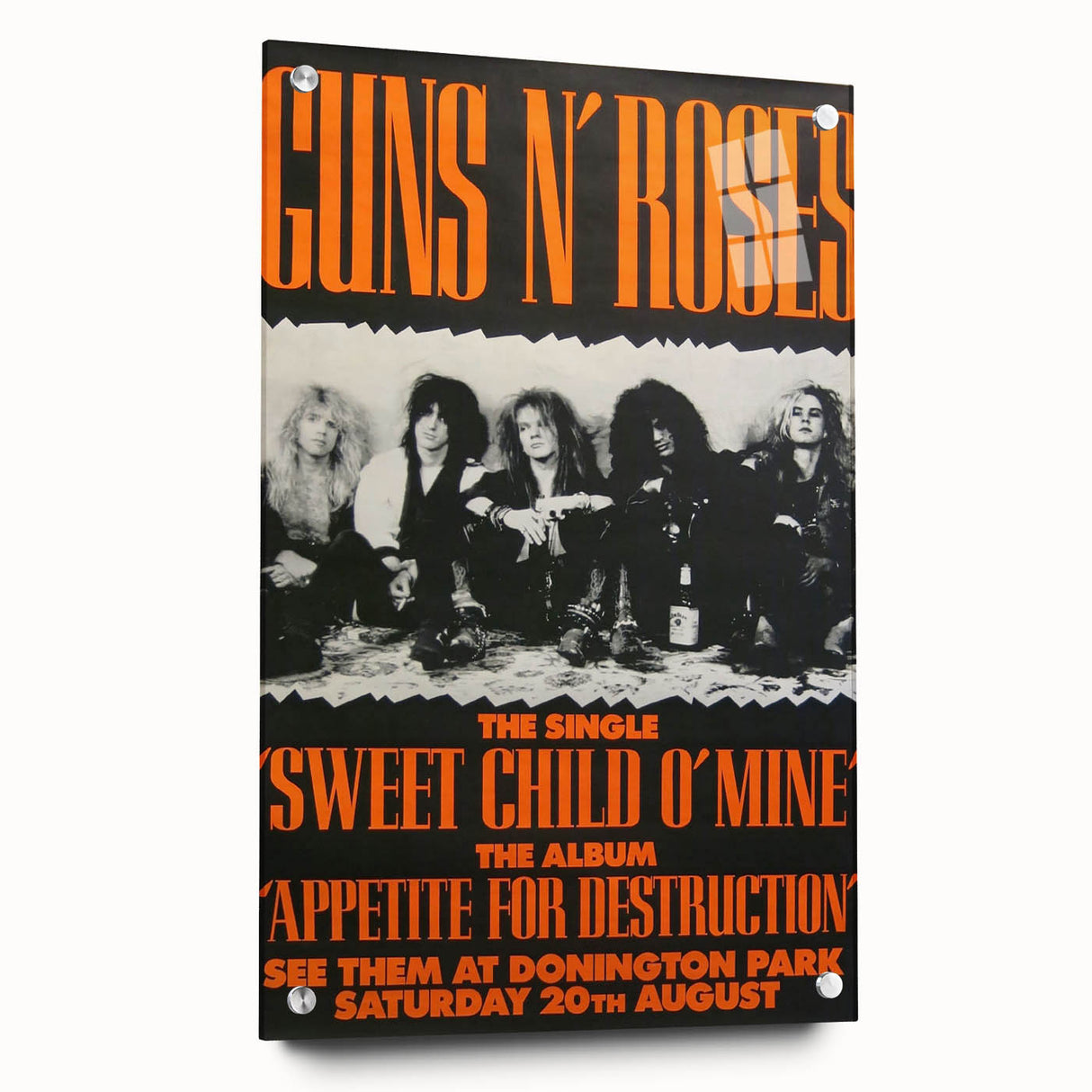 Guns N' Roses Retro Wall Art – Vintage Prints for Classic Rock Fans