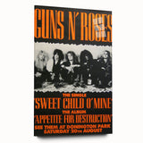 Guns N' Roses Retro Wall Art – Vintage Prints for Classic Rock Fans