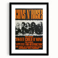 Guns N' Roses Retro Wall Art – Vintage Prints for Classic Rock Fans